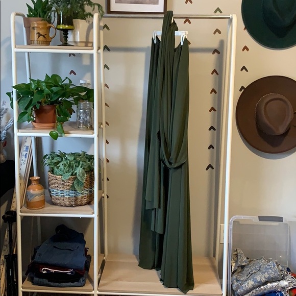 Multi wrap green dress one size. Wear many ways. - Picture 5 of 6